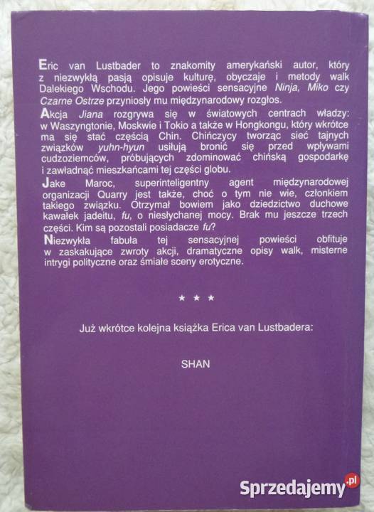 Jian Eric van Lustbader Warszawa