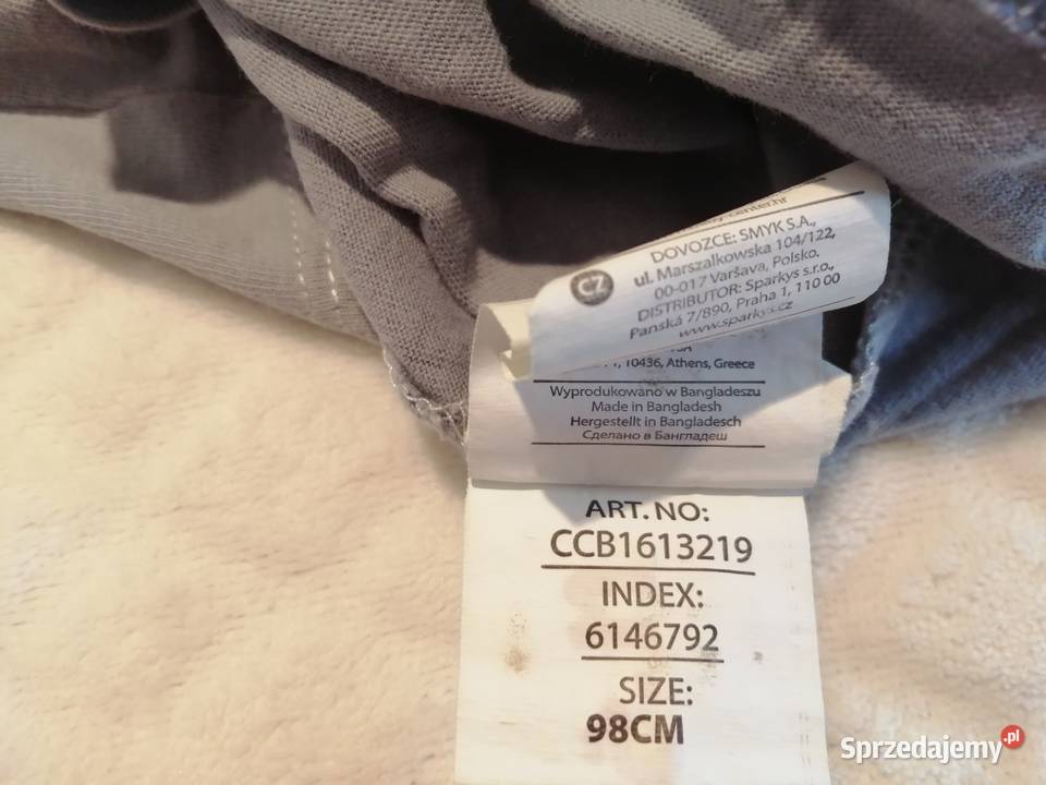 Koszulka krótki rękaw Tshirt okulary 98 Smyk Czeladź