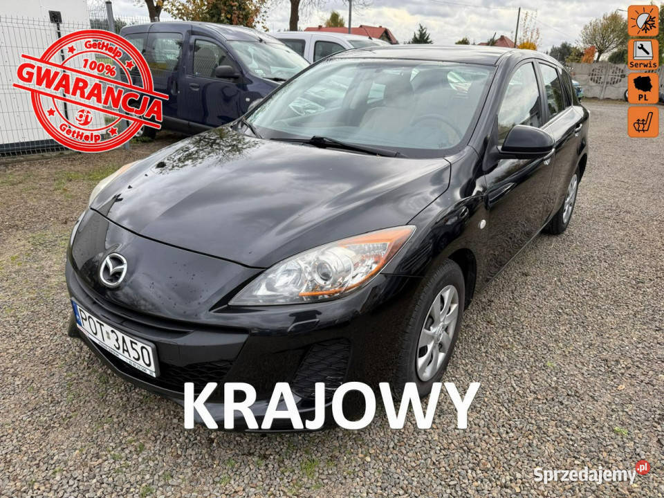 Mazda 3 klima gwarancja 110 II 20092013 wspomaganie kierownicy Zbąszyń sprzedam