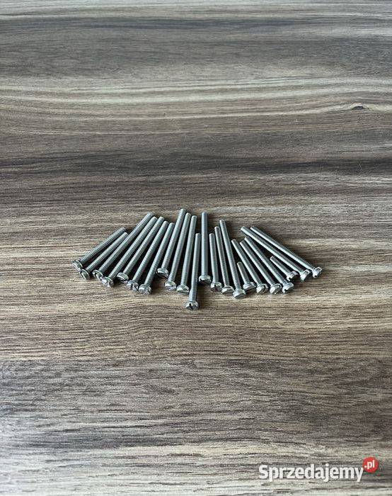 NOWY KOMPLET ŚRUB NIERDZEWNE ŚRUBY SILNIKA MZ Bielsko-Biała