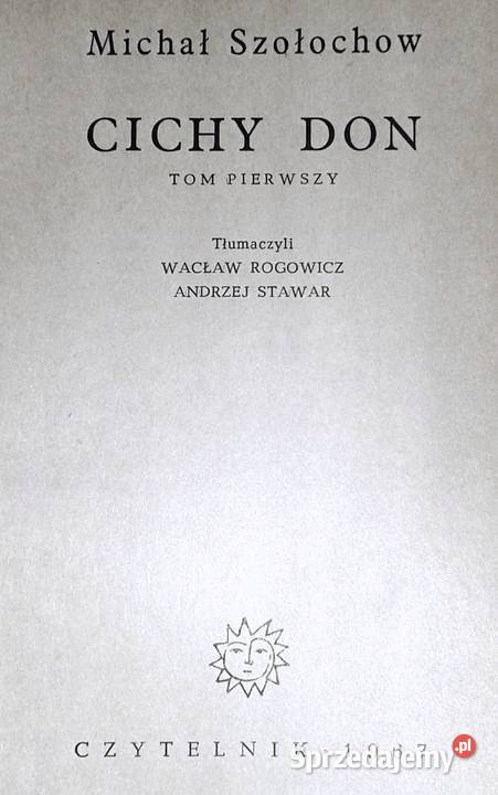 Cichy Don Tomy 123 Michał Szołochow Chełm