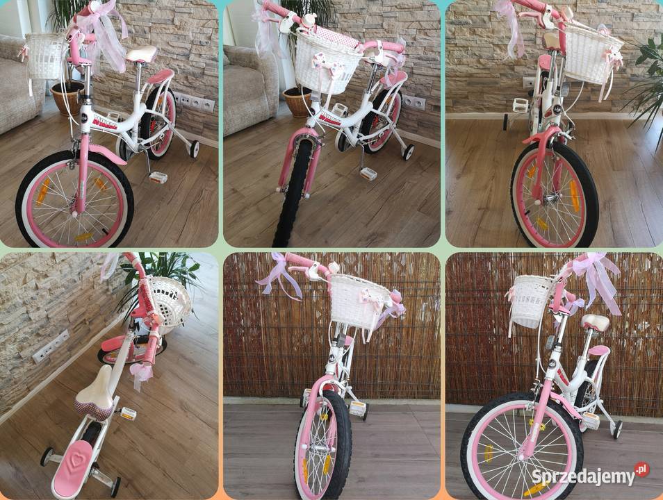 Rower dziewczęcy solidny RoyalBaby Jenny 18 Otrębusy
