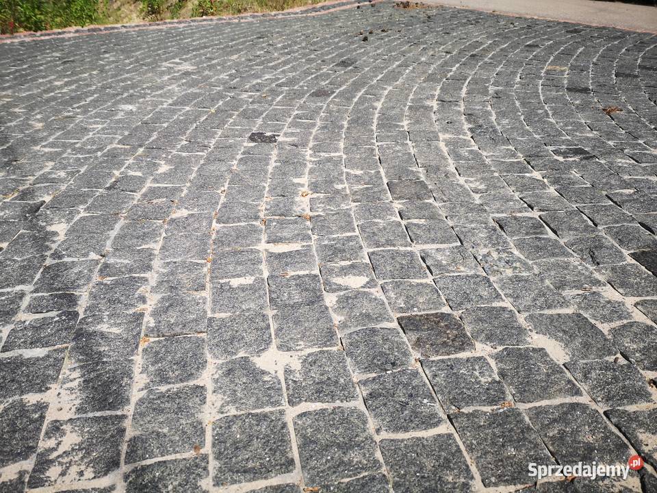 Czarna kostka granitowa 10x10x5 do ułożenia z 1 Pozostałe