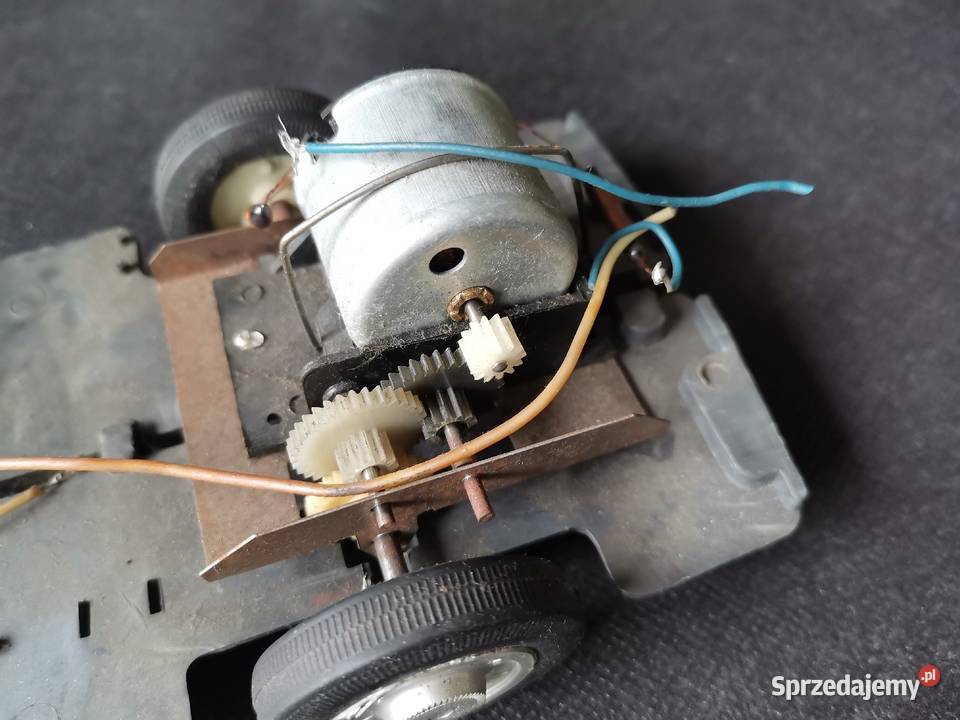 Stara plastikowa zabawka PRL Polski Fiat 125 p Katowice