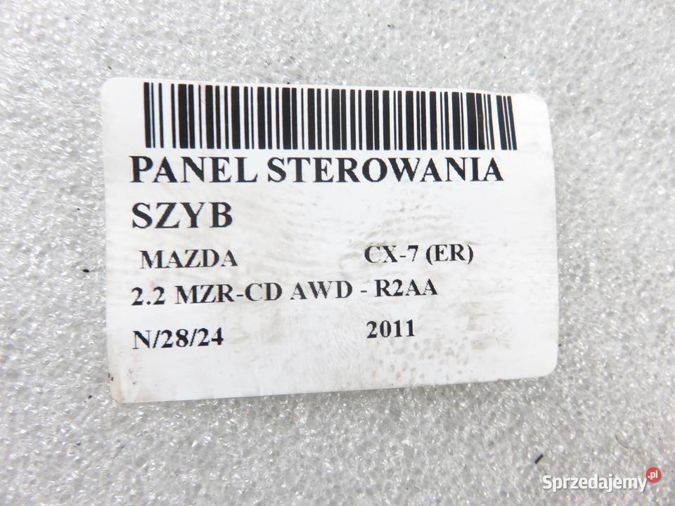 PANEL SZYB MAZDA CX7 EH6266350 osobowe