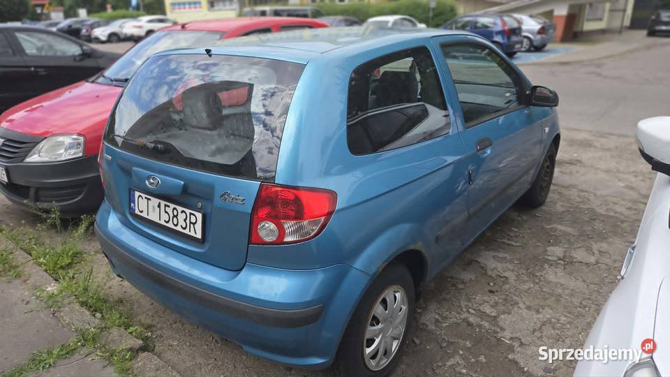 Hyundai getz przebieg 162222 162222km Getz kujawsko-pomorskie Toruń