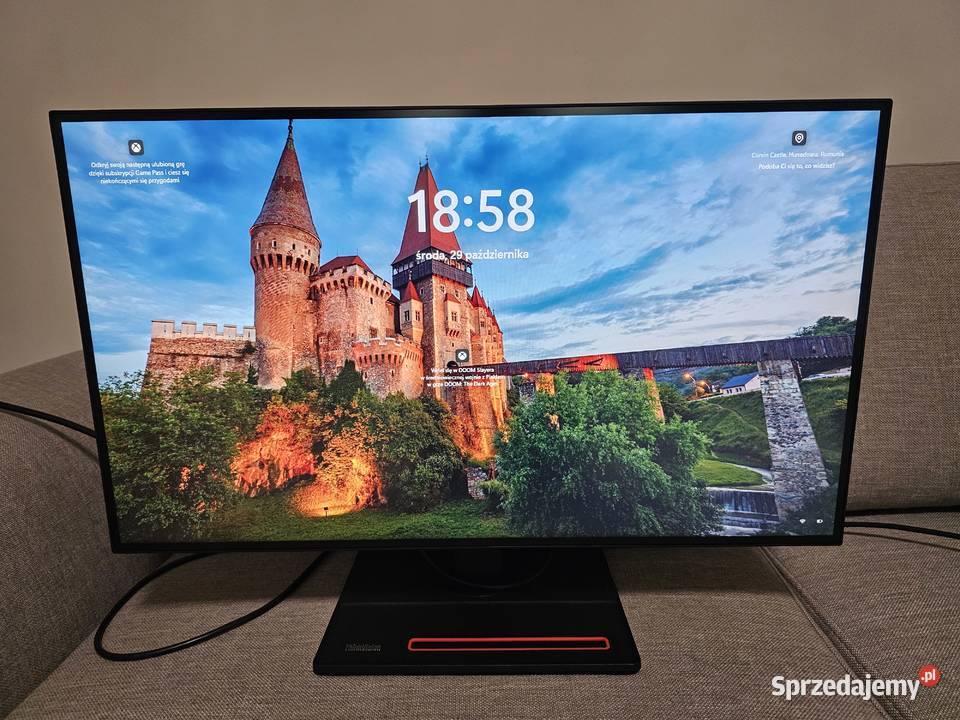 BEZRAMKOWY Monitor 27 LENOVO P27q20 2560x1440 Kraków