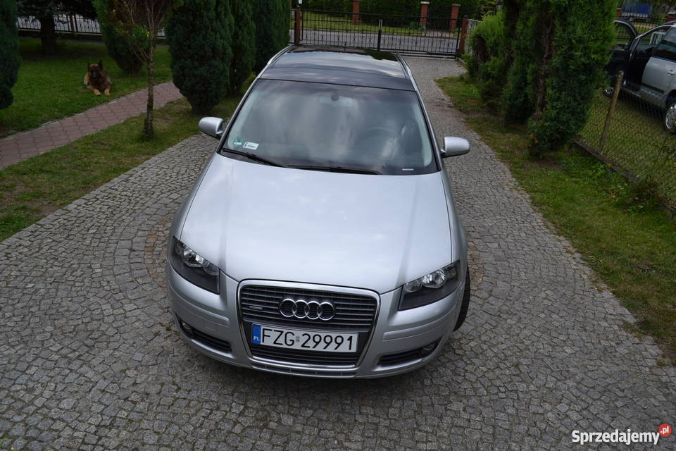 Audi A3 32 250 QUATTRO DSG szklany dach ŁOPATKI elektryczne szyby Żagań