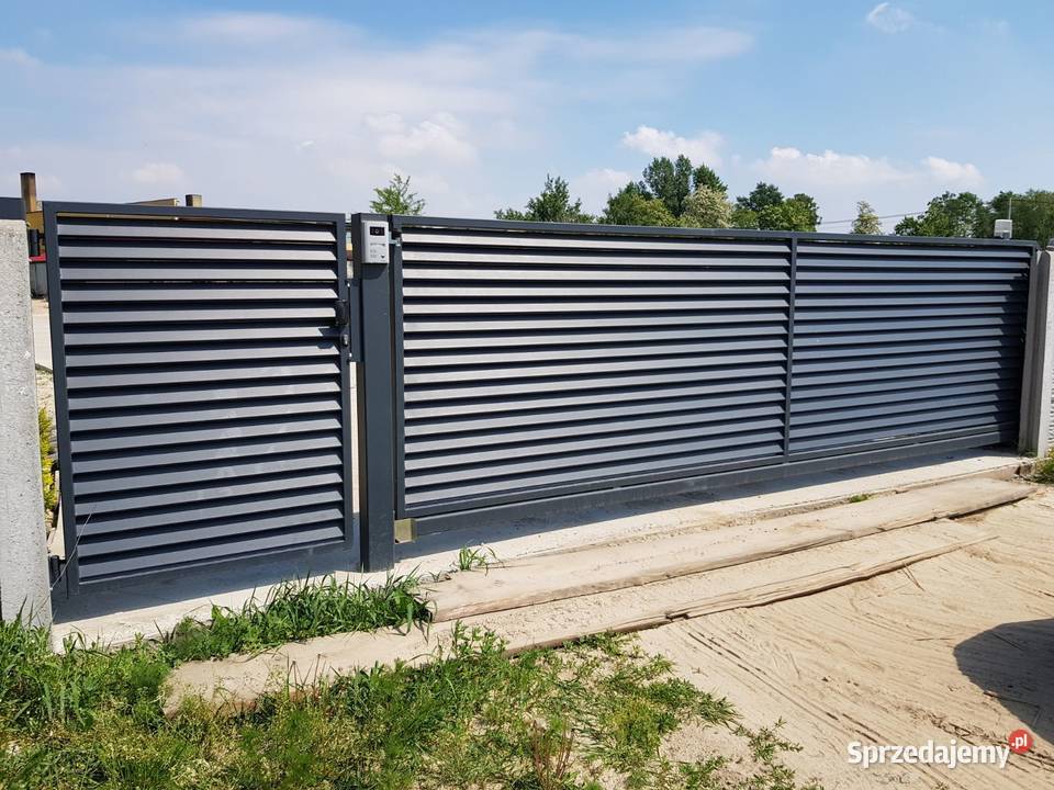 Brama przesuwna 400x120 VICTORY ogrodzenie bramy Kalisz