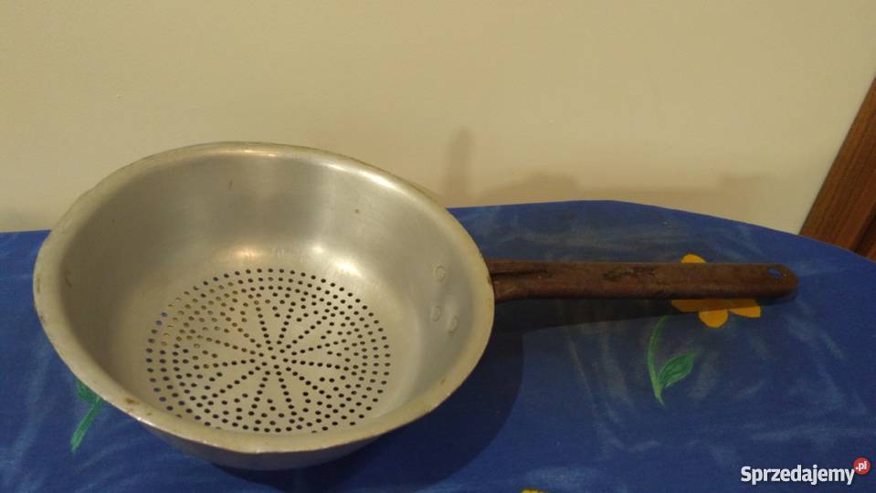 Durszlak aluminiowy PRL Antyki, Sztuka, Kolekcje Rawa Mazowiecka