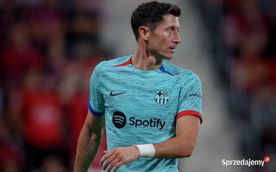 Super Koszulka NIKE FC Barcelona Lewandowski z