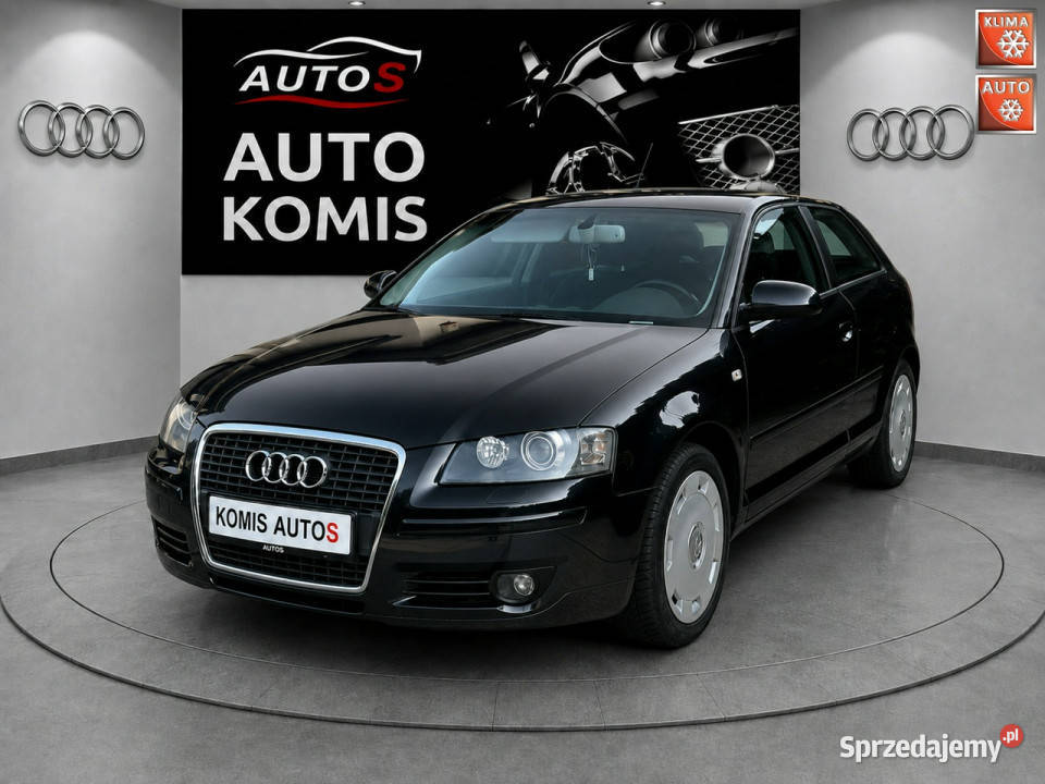 Audi A3 3drzwiowe Audi A3 8P 16 MPI 101 Czarna ABS dolnośląskie