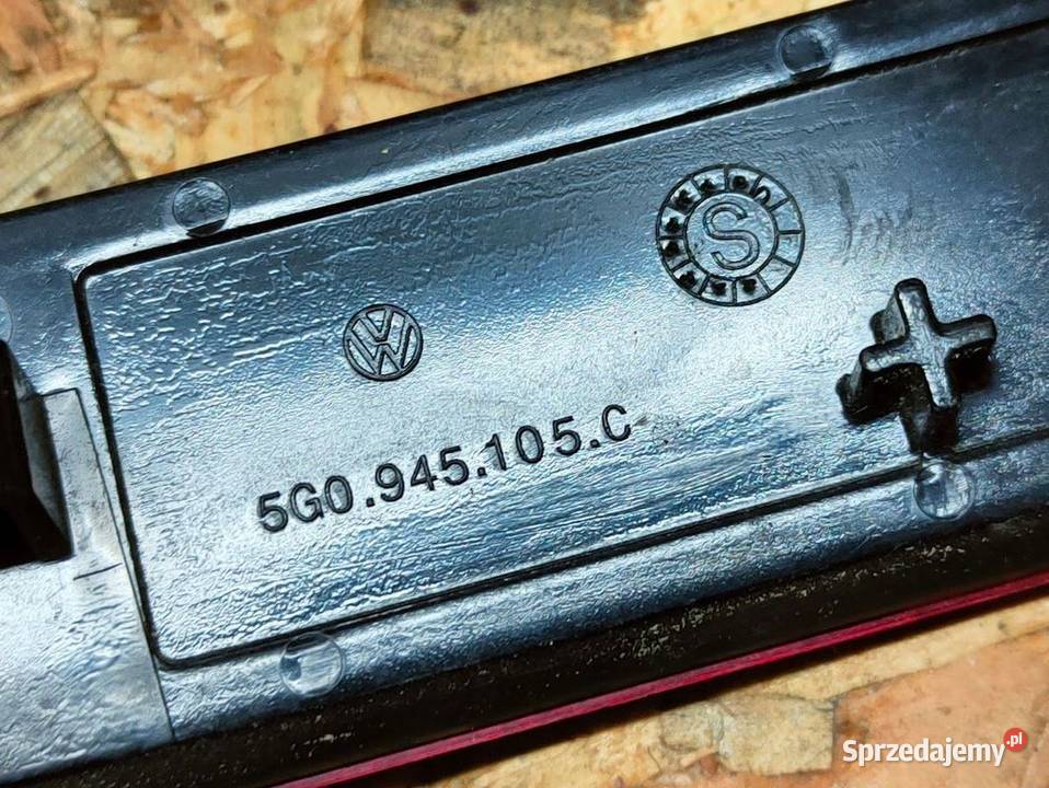 Odblask Zderzaka Lewy Tył Vw Golf VII HB Lift osobowe wielkopolskie Pleszew