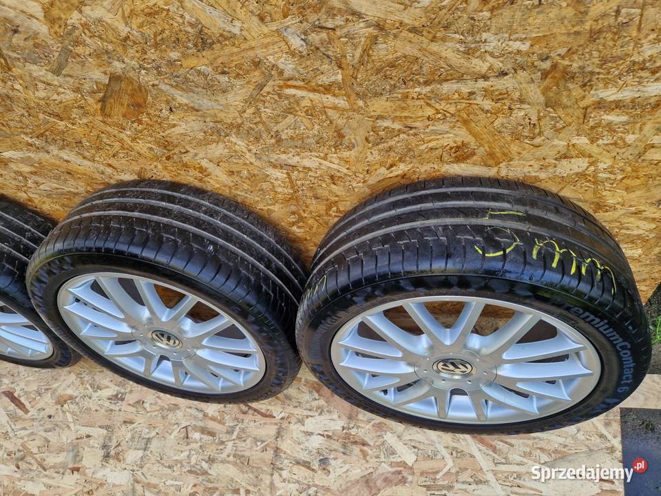 VW FELGI ALUMINIOWE ET54 7Jx17 571mm 1K0601025AN Średnica 17" Słowikowo sprzedam