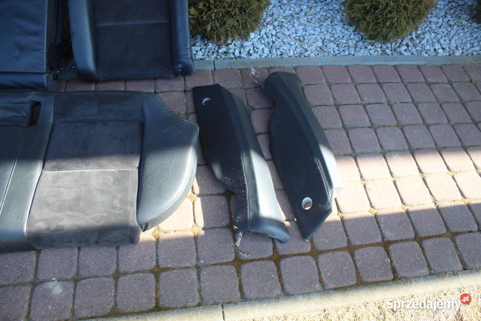 FOTELE KANAPA BOCZKI PÓŁSKÓRA AUDI A4 B6 KOMBI