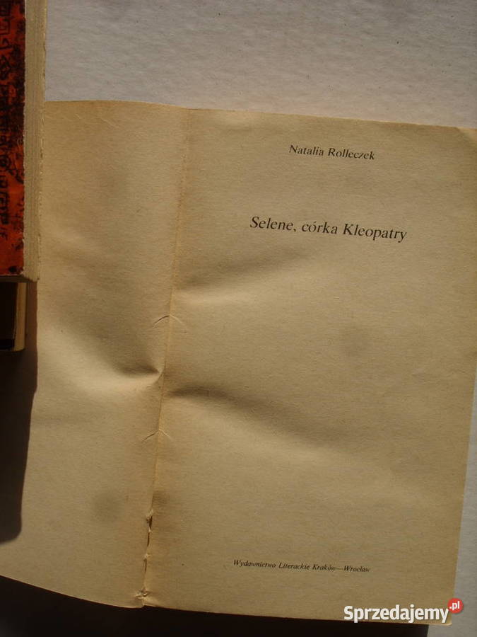 HIST NATALIA ROLLECZEK SELENA CORKA KLEOPATRY Proza i poezja Kultura i Rozrywka Wołów