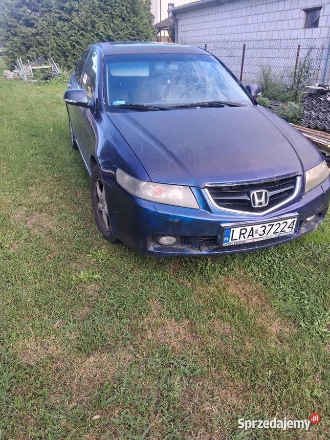 Honda Accord VII sprzedaje jako uszkodzona Radzyń Podlaski