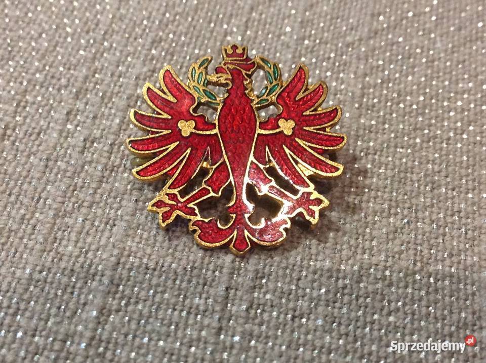 Odznaka Broszka Przypinka Mosiężna Orzeł Nowa Sól sprzedam