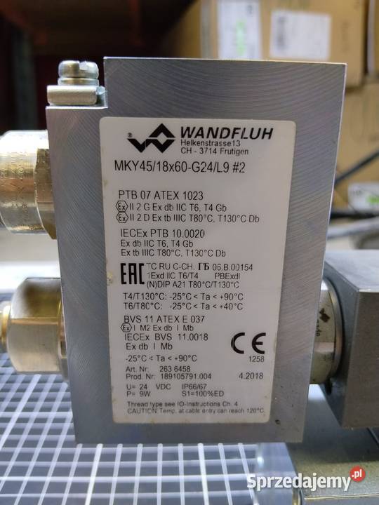 Elektrozawór proporcjonalny ATEX AEXdPWV4D102 80 Zakrzewo