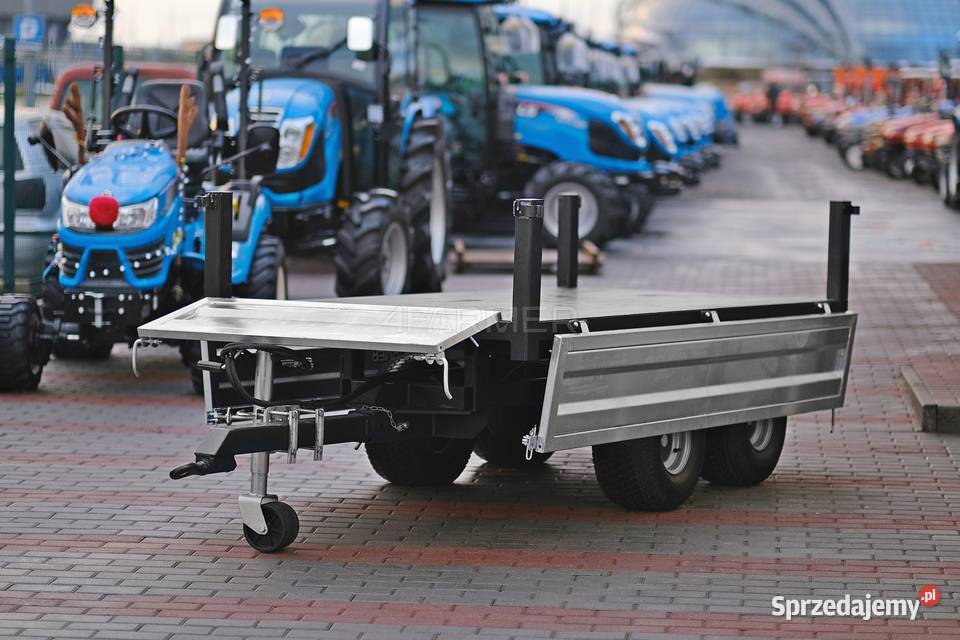 Przyczepa rolnicza dwuosiowa 25T z kiprem Tajęcina