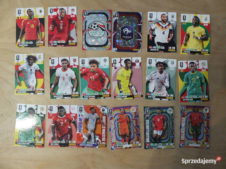 Sprzedamzamienie karty Panini Adrenalyn XL FIFA Pozostałe Katowice sprzedam