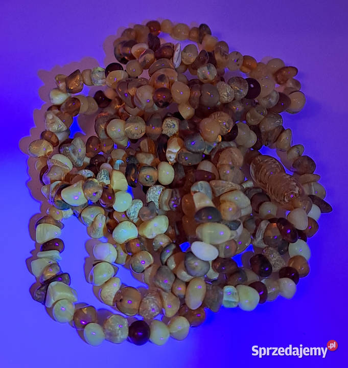 Korale BURSZTYN bałtycki baroczek polerowany Korale Warszawa