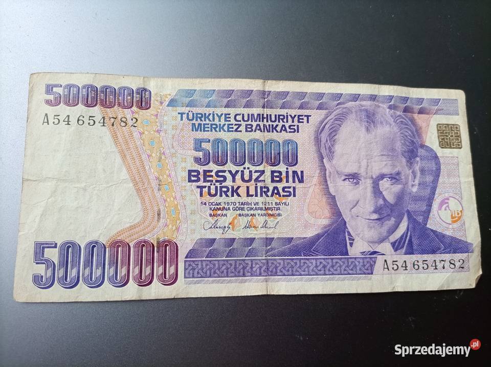 Banknoty tureckie