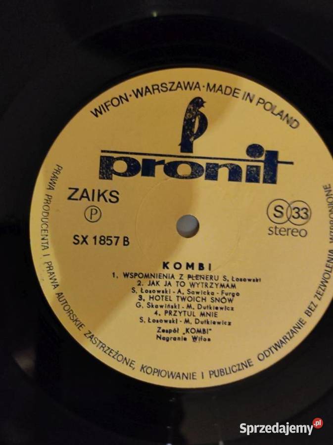 1979 Kombi Płyta gramofonowa winylowa analogowa świętokrzyskie Kielce