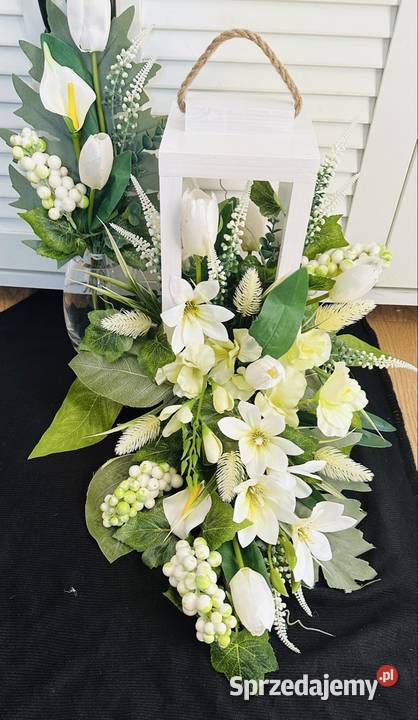 Dekoracja nagrobna piękna handmade Przysucha