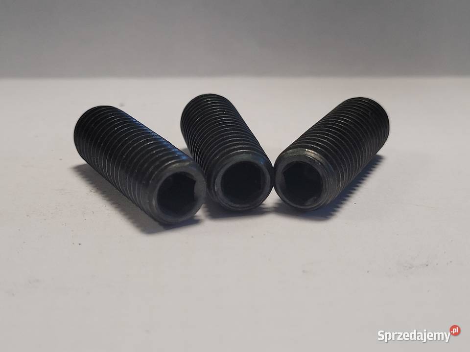 Śruba dociskowa 5x 8 DIN 916 ISO 4029 czarna Rydułtowy