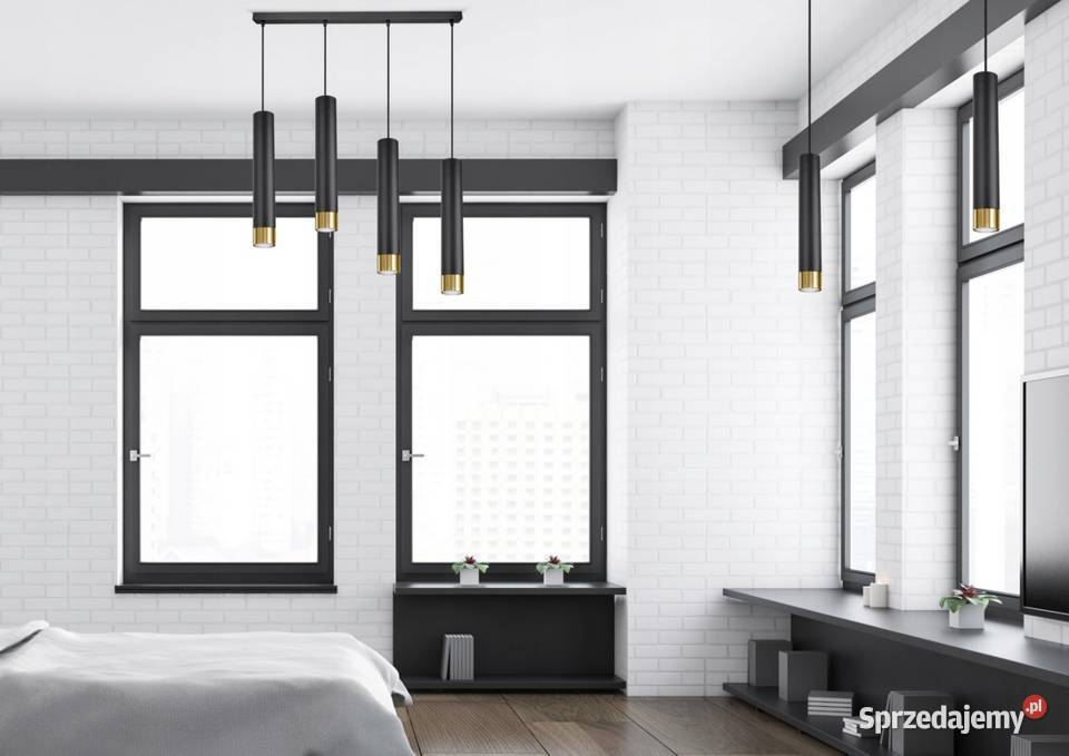 LAMPA WISZĄCA SUFITOWA ŻYRANDOL TUBA na belce Choroszcz