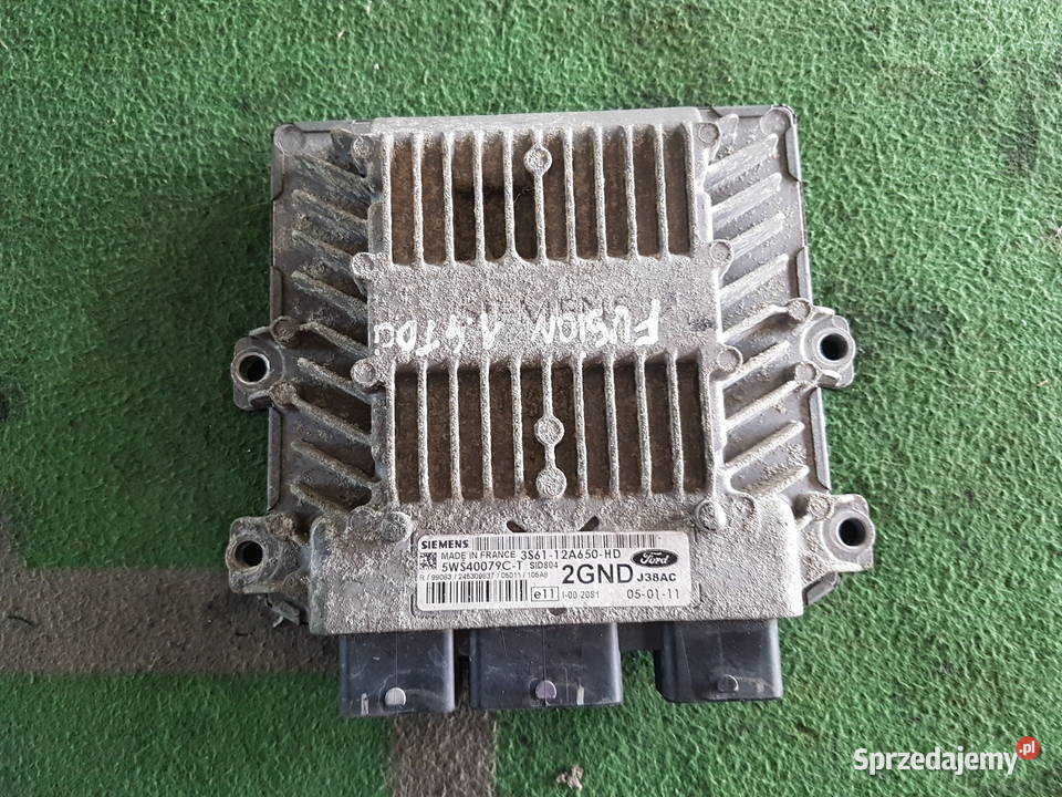 FORD FUSION 14 TDCI KOMPUTER 3S6112A650HD osobowe Turek