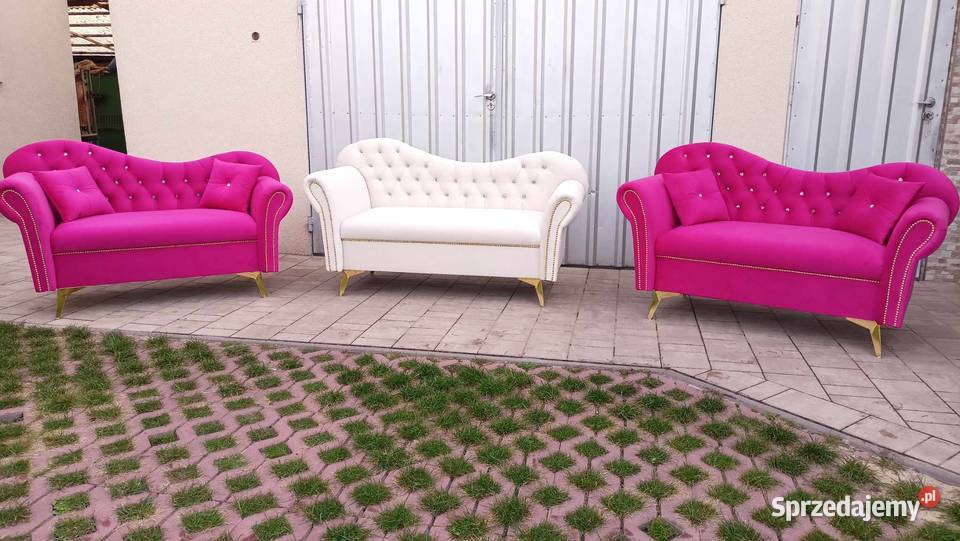 Sofa chesterfield II kolor tkaniny do wyboru Kępno sprzedam