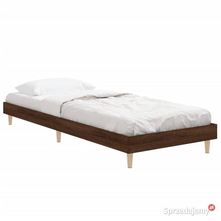 Łóżko bez materaca brązowy dąb 75x190 WM832108 Warszawa