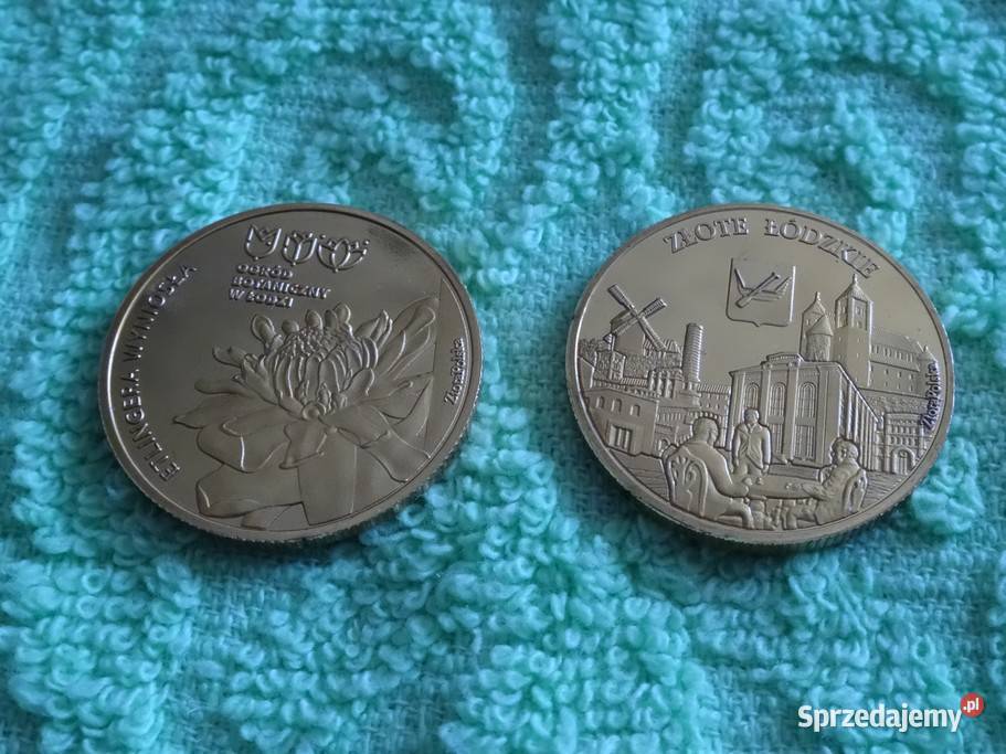 ZŁOTA POLSKA Palmiarnia Łódźetlingera Numizmatyka
