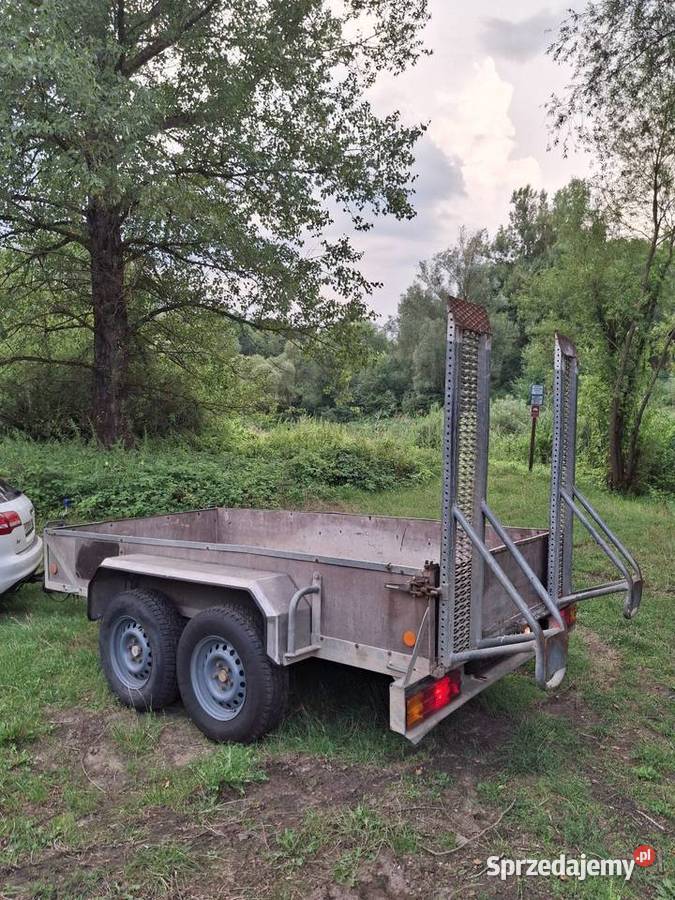 Przyczepa pod minikoparke 2500dmc 3x15m Krosno Odrzańskie
