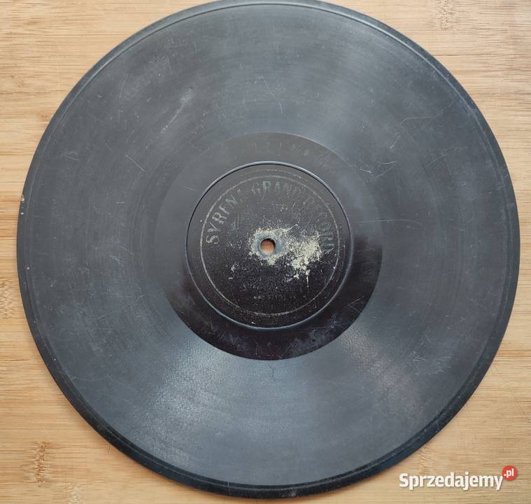 Płyty szelakowe Syrena Grand Record dwie sztuki
