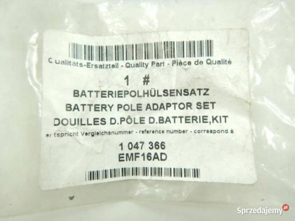 ADAPTERY KLEM AKUMULATORA FORD EMF16AD 1047366 sprzedam