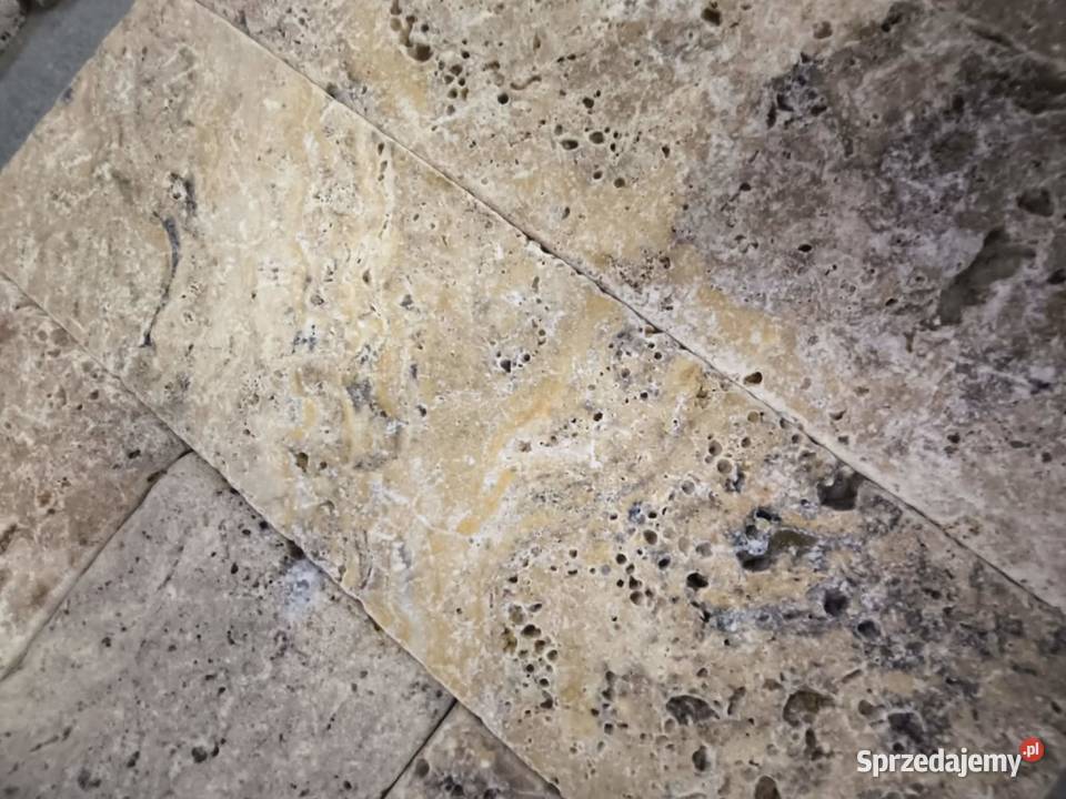 Płytki Trawertyn Scabos bębnowany 305x10x1 Płytki i fugi pomorskie Gdynia