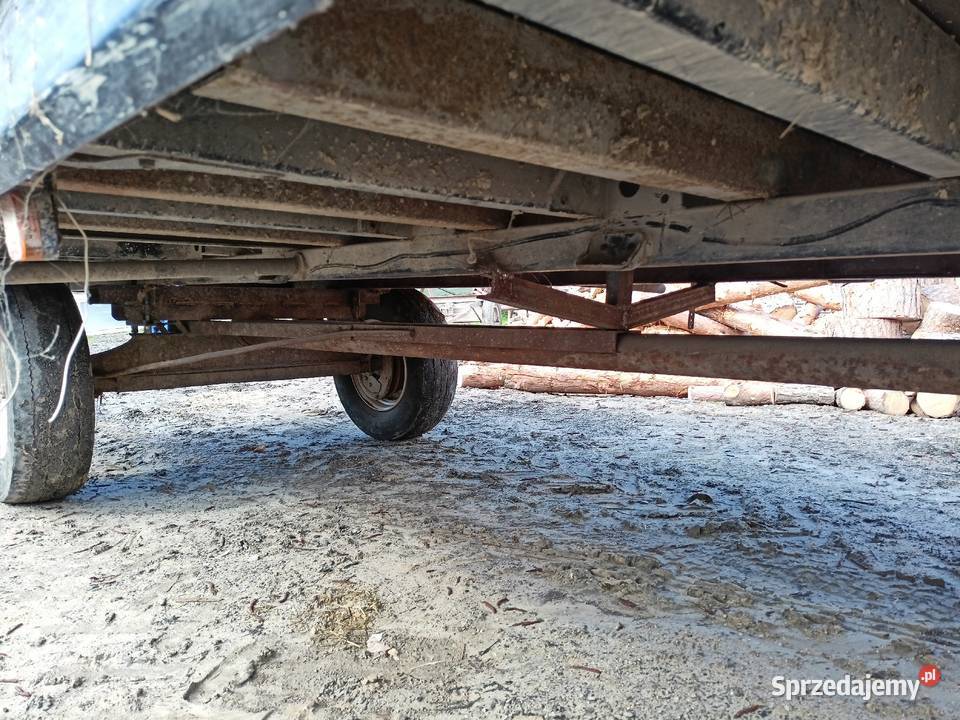 Przyczepa laweta wóz Maszyny rolnicze lubelskie Janów Lubelski