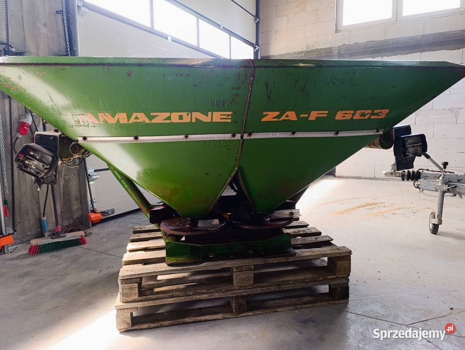 Rozsiewacz Amazone ZAF 603 ZAF603 600 nawozu lubelskie Wólka Abramowska