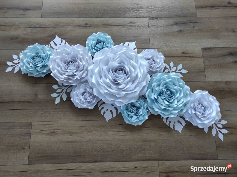 Kwiaty z papieru 3D wielkopolskie Jaroszyn-Kolonia sprzedam