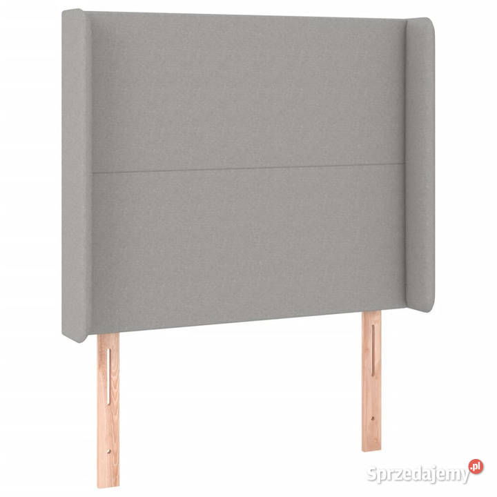 Zagłówek do łóżka z LED jasnoszary 103x16x118128 Warszawa