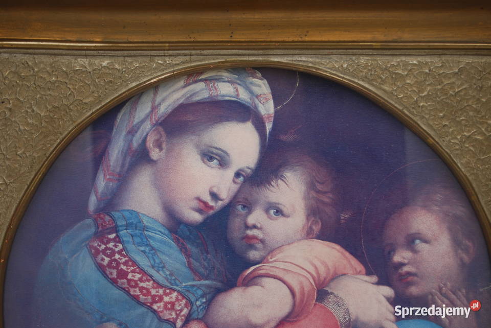 Obraz Madonna della seggiola w ramie wielkopolskie Poznań