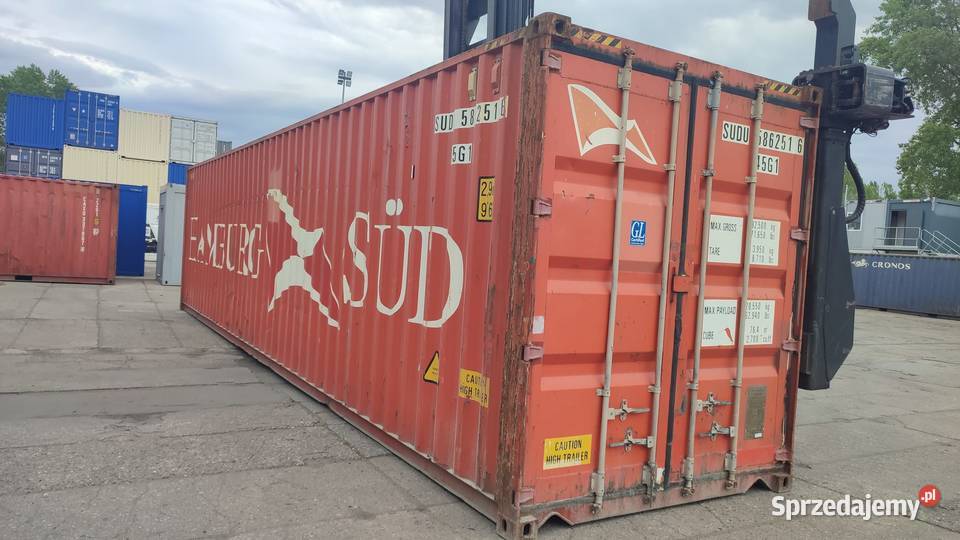 SPRZEDAM UŻYWANE Kontenery morskie 40HC CW 12 Łowicz