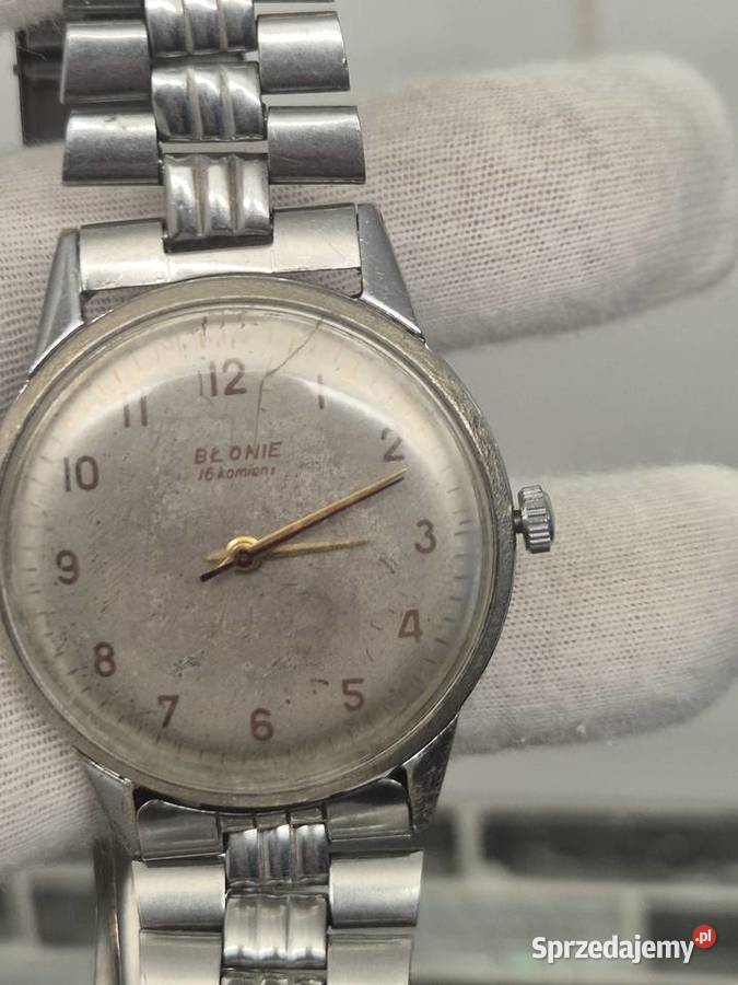 Zegarek mechaniczny Błonie duży XXL Chorzów