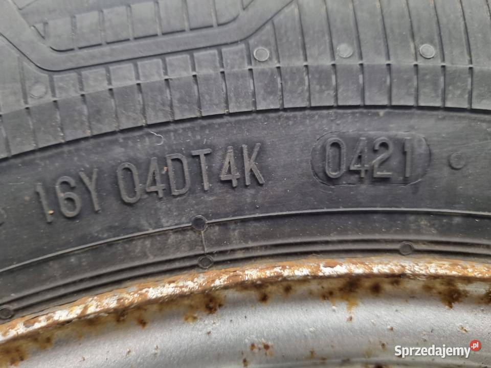 KOŁO ZAPASOWE ZAPAS Ford Transit Custom felga stalowe Samochodowe