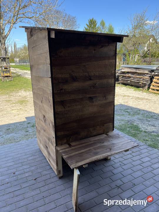 WC drewniany wychodek latryna ubikacja kibel na Domki drewniane Chełm