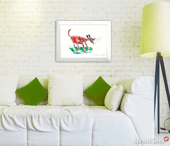 21x30 plakat do pokoju dzieckaobrazek Pies śląskie