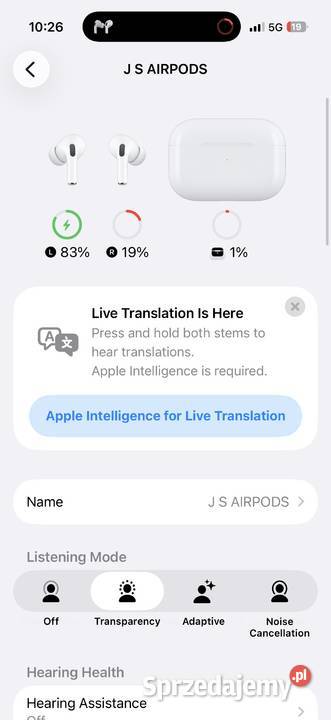 Apple AirPods Pro 2 Gen 3 Żary
